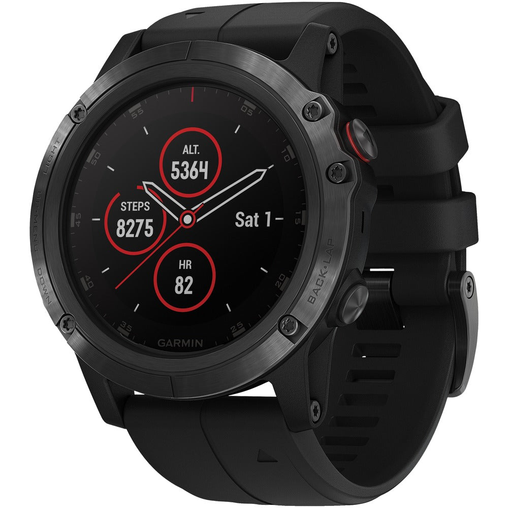 Garmin 010-01989-00 fenix 5X Plus Sapphire Edition Multisport GPS Watch for Large Wrists - Deals Kiosk