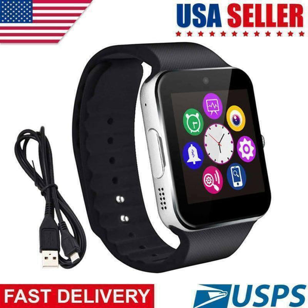 Latest 2018 GT08 Bluetooth Smart Watch Phone Wrist Watch for Android and iOS US - Deals Kiosk