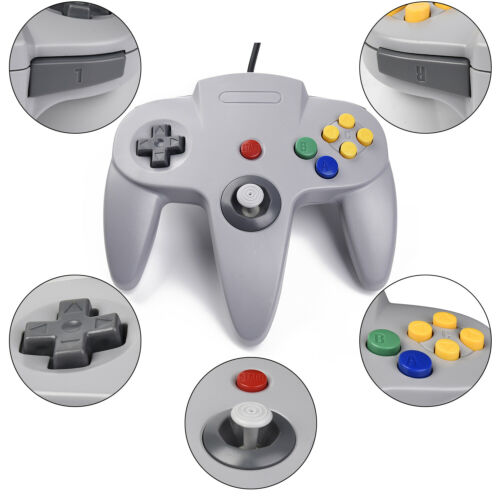 For Nintendo 64 N64 Controller Video Game Console Gamepad Joystick Joypad Wired - Deals Kiosk