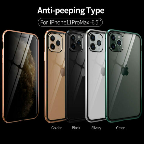 New For iPhone 11 Pro Max Anti-Spy 360° Double-Side Magnetic Tempered Glass Case - Deals Kiosk