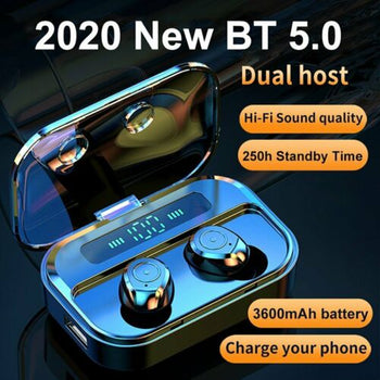 2020 Waterproof Bluetooth Earbuds Headphones Wireless Headset Noise Cancelling - Deals Kiosk