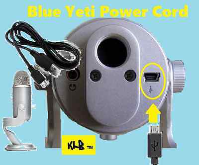 Blue Yeti Microphones USB Recording Mic Pro Studio Power Cord Cable Adapter - Deals Kiosk
