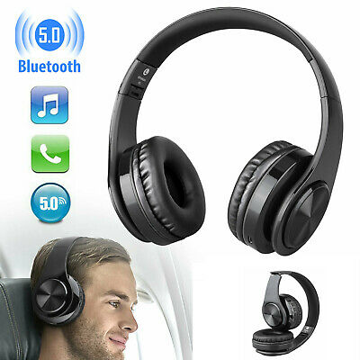 Wireless Bluetooth 5.0 Headphone Mic Stereo Earphone Super Bass Headset Foldable - Deals Kiosk
