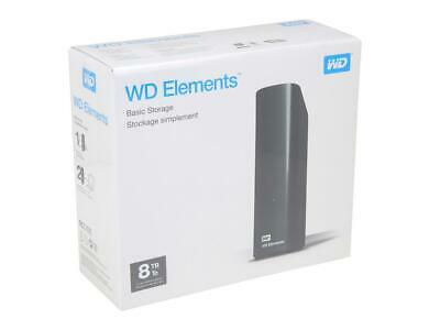 WD Elements 8TB USB 3.0 Desktop Hard Drive WDBWLG0080HBK-NESN Black - Deals Kiosk