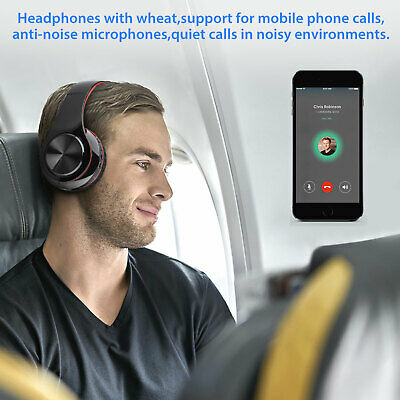 Wireless Bluetooth 5.0 Headphone Mic Stereo Earphone Super Bass Headset Foldable - Deals Kiosk