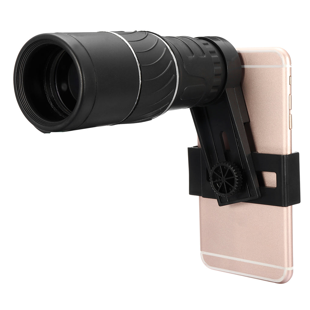 Bakeey 16x52 Dual Focus HD Monocular Telescope Camera +Phone Clip+Tripod for Smartphones - Deals Kiosk