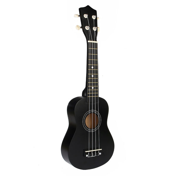 21 Inch Economic Soprano Ukulele Uke Musical Instrument With Gig bag Strings Tuner Black - Deals Kiosk