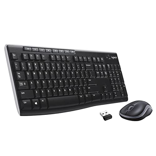 Logitech MK270 Wireless Keyboard and Mouse Combo for Windows, 2.4 GHz Wireless, Compact Mouse, 8 Multimedia and Shortcut Keys, 2-Year Battery Life, for PC, Laptop - Deals Kiosk