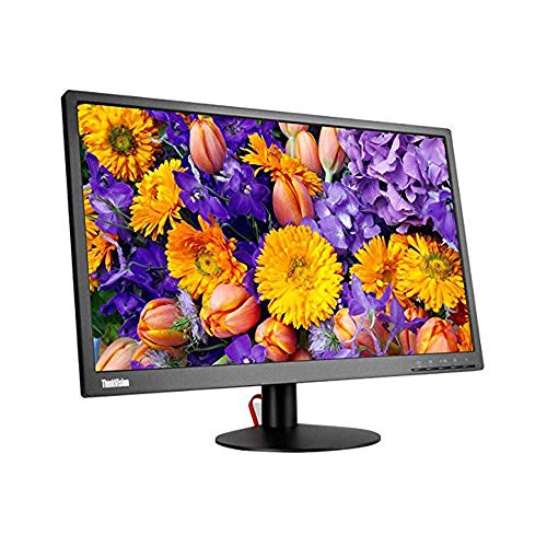 Lenovo ThinkVision E24-10 23.8" Full HD WLED LCD Monitor - 16:9 - Raven Black - Deals Kiosk