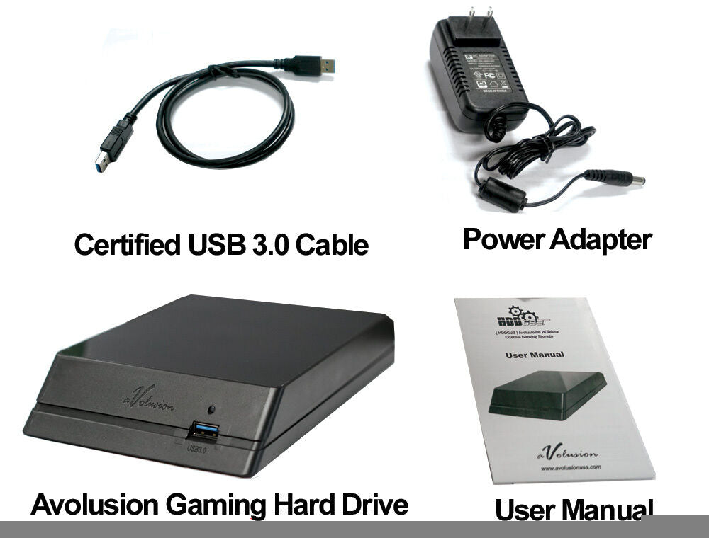 Avolusion (HDDGear) 3TB USB 3.0 External Hard Drive For PS4, PS4 Slim, PS4 Pro - Deals Kiosk
