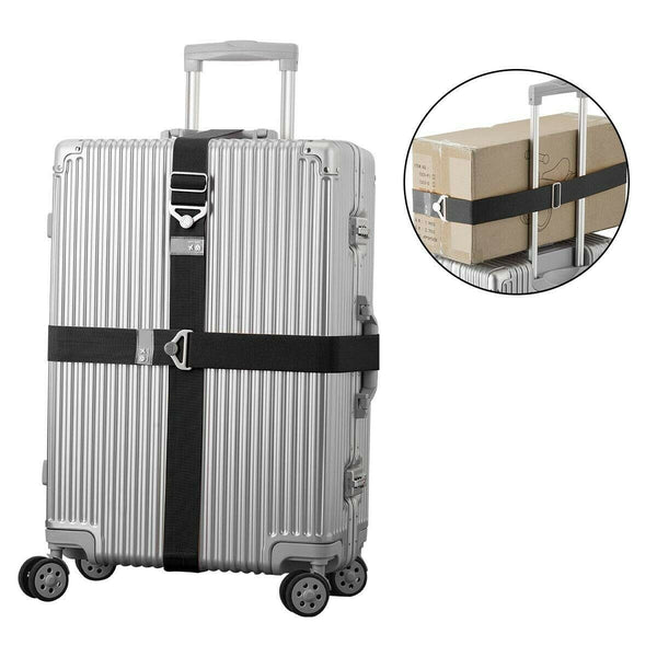 2PCS Travel Luggage Straps Adjustable Baggage Strap Suitcase Safety Packing Belt - Deals Kiosk