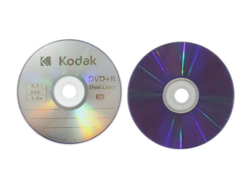 50-Pack Kodak 8X Logo Top DVD+R DL Dual Layer Disc 8.5GB - Deals Kiosk