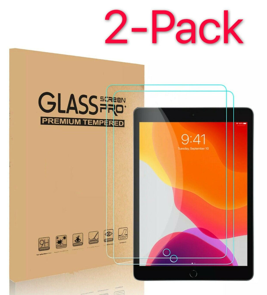 2-Pack Tempered Glass Screen Protector For iPad 2 3 4 Air Pro 9.7"10.2‘10.5" 11" - Deals Kiosk