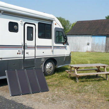60-Watt Solar Panel Charging Kit with Charge Controller & Inverter - Deals Kiosk