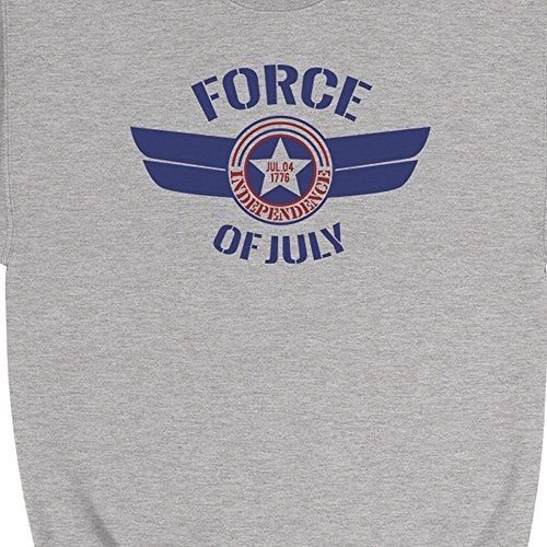 Force Of July Unisex Crewneck Sweatshirt US Airforce Veteran Gifts - Deals Kiosk