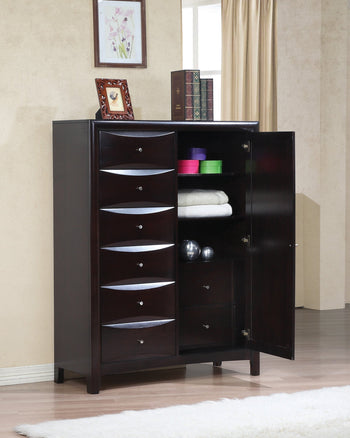 Bold Sturdy Chest with Storage Drawers, Brown - Deals Kiosk