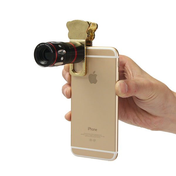 Universal 10X Zoom Clip On Mobile Phone Optical Camera Lens Telephoto Telescope - Deals Kiosk