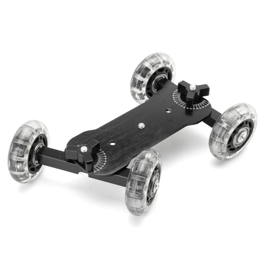 Desktop Camcorder DSLR Camera Video Wheels Rail Rolling Track Slider Dolly Car - Deals Kiosk