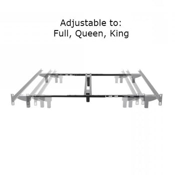 Full Queen King Heavy Duty Bed Frame with Headboard Brackets - Deals Kiosk