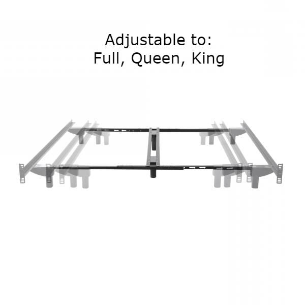 Full Queen King Heavy Duty Bed Frame with Headboard Brackets - Deals Kiosk