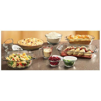 15-Piece Glass Bakeware Set - Dishwasher Oven Microwave & Freezer Safe - Deals Kiosk