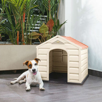 Sturdy Outdoor Waterproof Polypropylene Dog House for Small Dogs - Deals Kiosk