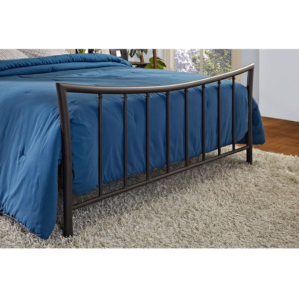 Full size Bronze Metal Platform Bed with Headboard and Footboard - Deals Kiosk