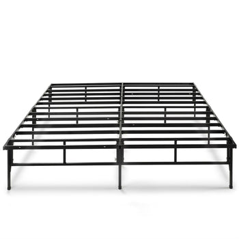 Queen size Sturdy Black Metal Platform Bed Frame - Deals Kiosk