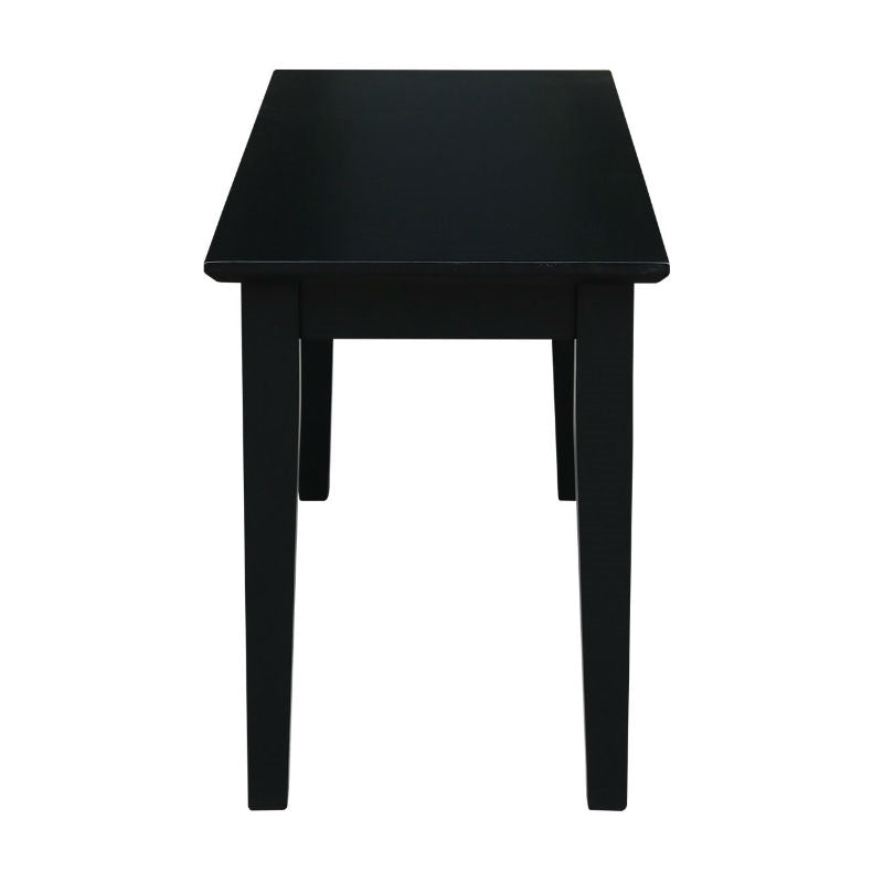 Solid Wood Entryway Accent Bench in Black Finish - Deals Kiosk