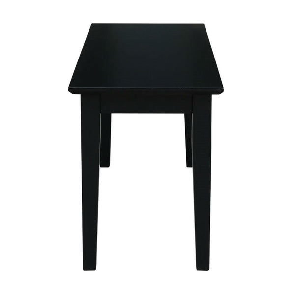 Solid Wood Entryway Accent Bench in Black Finish - Deals Kiosk