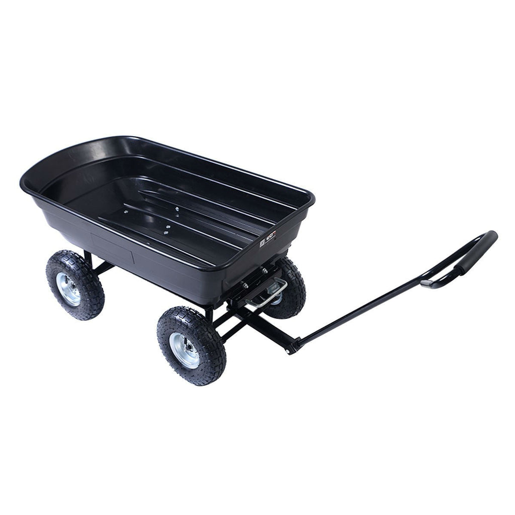 Black Wagon Heavy Duty Dump Cart Dumper - Deals Kiosk