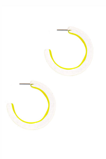 Chic Transparent Hoop Earring - Deals Kiosk
