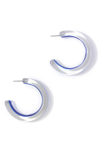 Chic Transparent Hoop Earring - Deals Kiosk