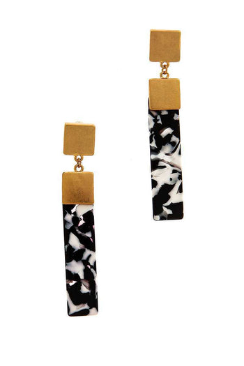 Chic Rectangle Drop Earring - Deals Kiosk