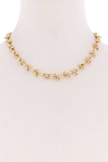 Unique Metal Single Chain Necklace - Deals Kiosk