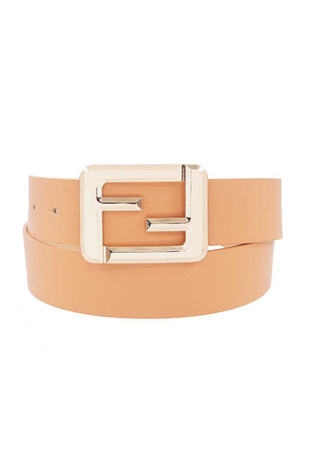 Fashion Square Letter Buckle Belt - Deals Kiosk