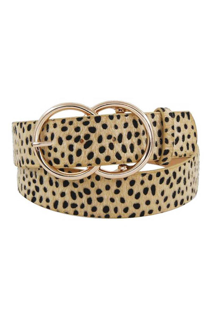 Stylish Cheetah Fur And Pattern Belt - Deals Kiosk