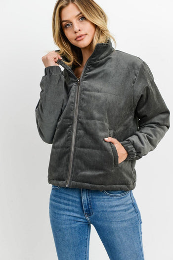 Puffy Long Sleeves Jacket - Deals Kiosk