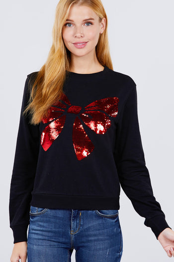 Sequins Embroidered Pullover - Deals Kiosk