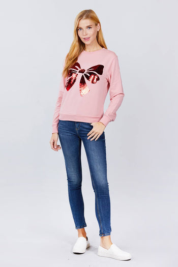 Sequins Embroidered Pullover - Deals Kiosk