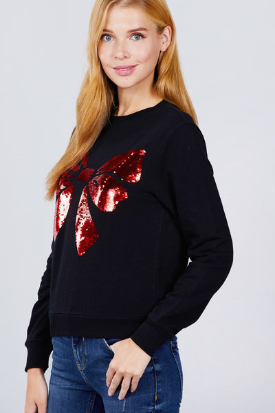 Sequins Embroidered Pullover - Deals Kiosk