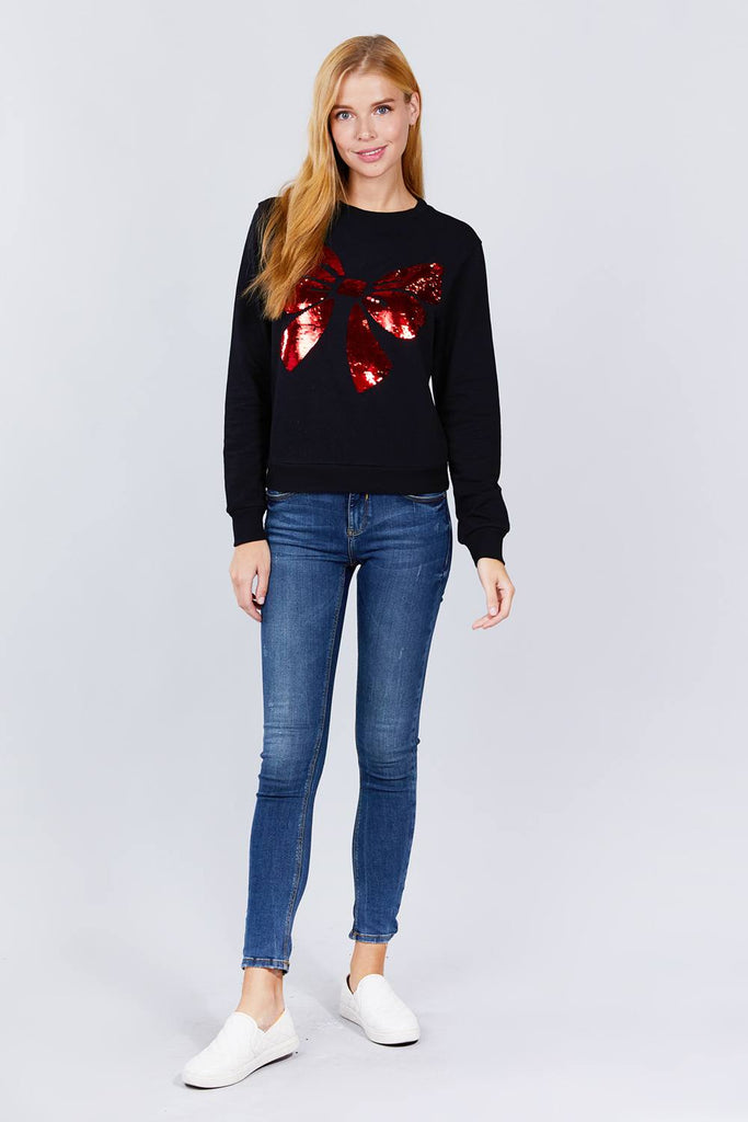 Sequins Embroidered Pullover - Deals Kiosk