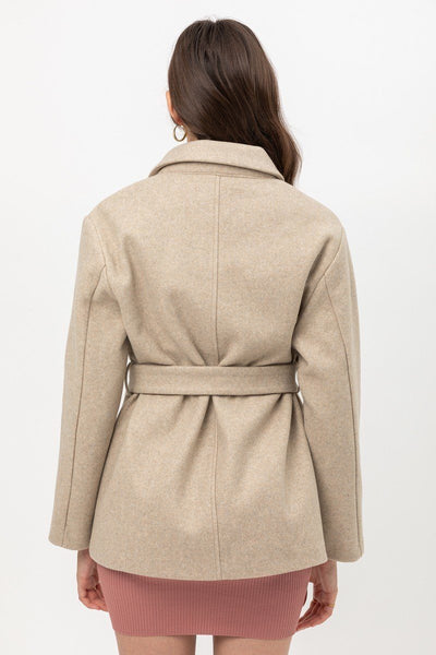 Fleece Belted Coat - Deals Kiosk