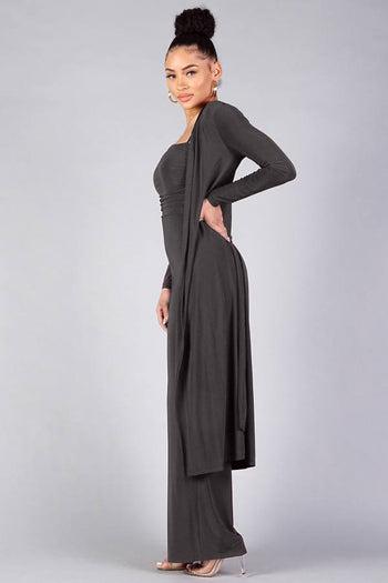 Sexy Silky Belted Robe - Deals Kiosk