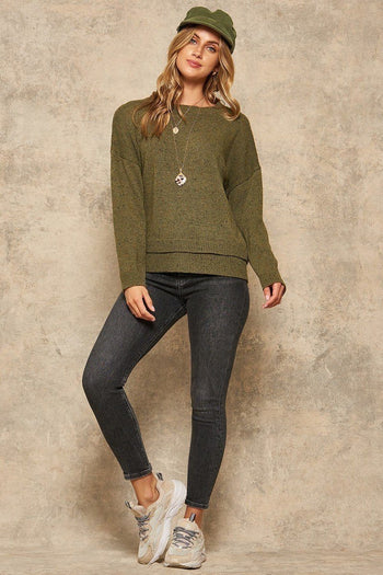 A Multicolor Knit Sweater - Deals Kiosk