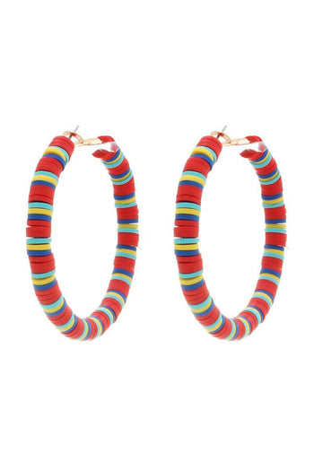 Colorful Bangle Hoop Earring - Deals Kiosk