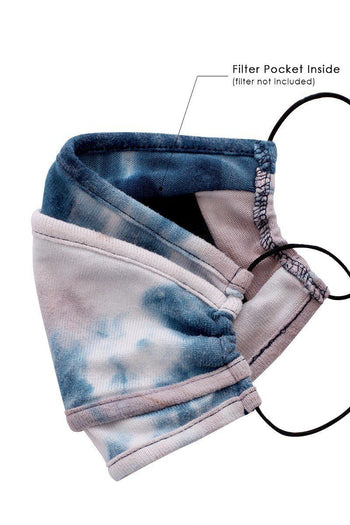Tie Dye Trifold Reusable Face Mask - Deals Kiosk