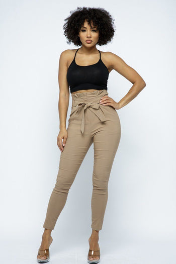 Tie Waist Pants - Deals Kiosk