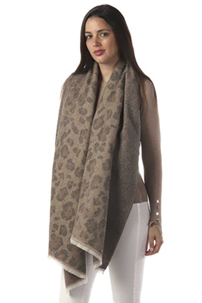 Animal Print Oblong Scarf - Deals Kiosk