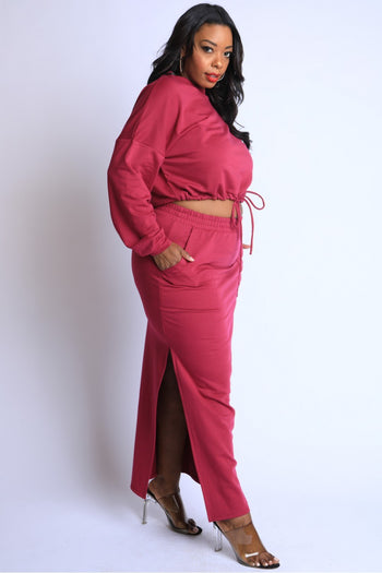 Maxi Skirt Lounge Set - Deals Kiosk